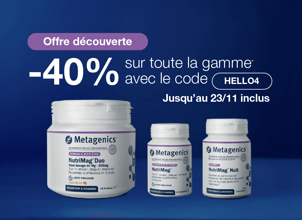 Metagenics FR Black Friday 40- Nutrimag gamme Homepage site web